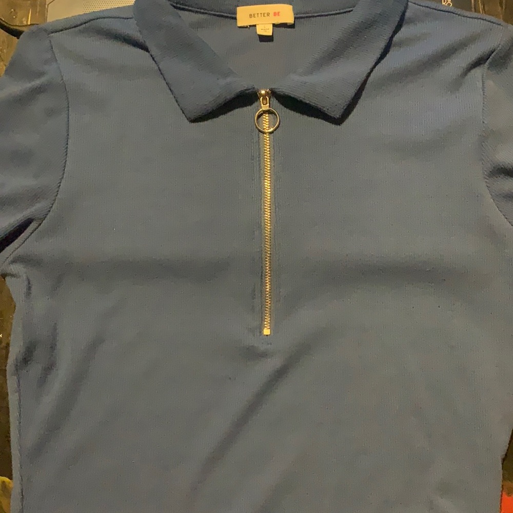 Zip-Up T-Shirt
